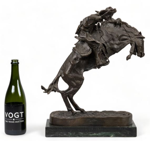 Frederic Remington | Bronco Buster | MutualArt