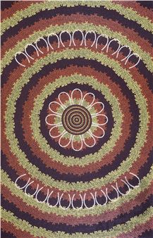 Bevan Tjampitjinpa (Contemporary, Aboriginal Anmatyerre Language Group), Big Ceremony, Acrylic on Canvas - Bevan Tjampitjinpa