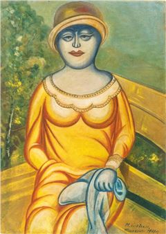 Blue Woman - Michail Ivanovic Kursin