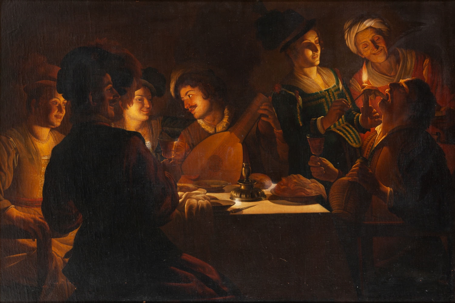Gerrit Van Honthorst | The Incredulity of St Thomas (1620) | MutualArt