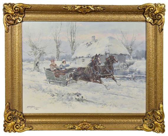 Kulig by Edward Mesjasz, 1984