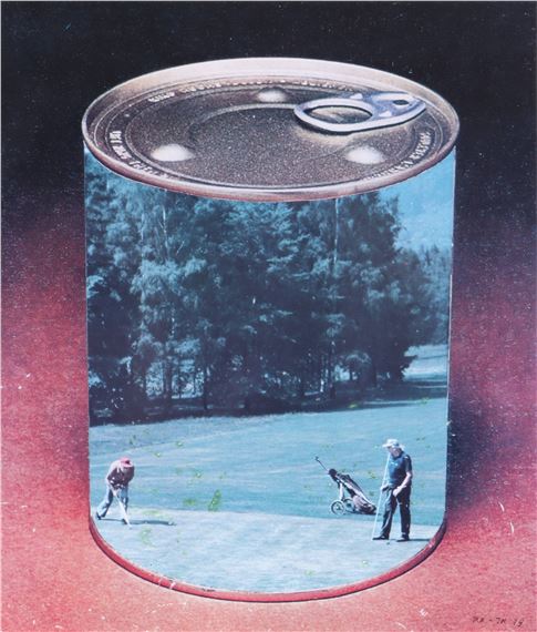 Pocta Warholovi by Jiří Kolář, rok 1979