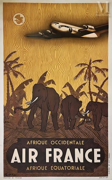 Air France - Afrique Occidentale Française - 1940 - SKU 0193