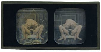 Two intimate friends, circa 1851 - Felix-Jacques Moulin