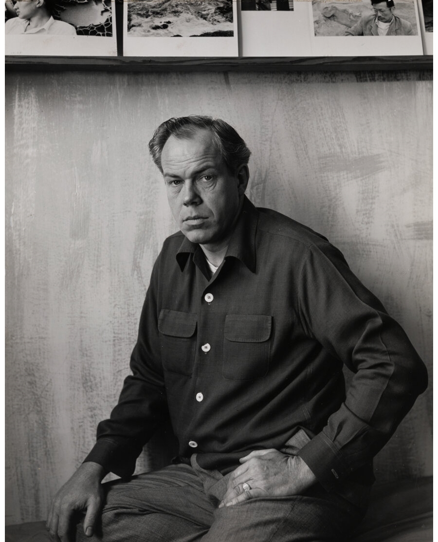 Larry Colwell | Portrait of Minor White (Circa 1950) | MutualArt