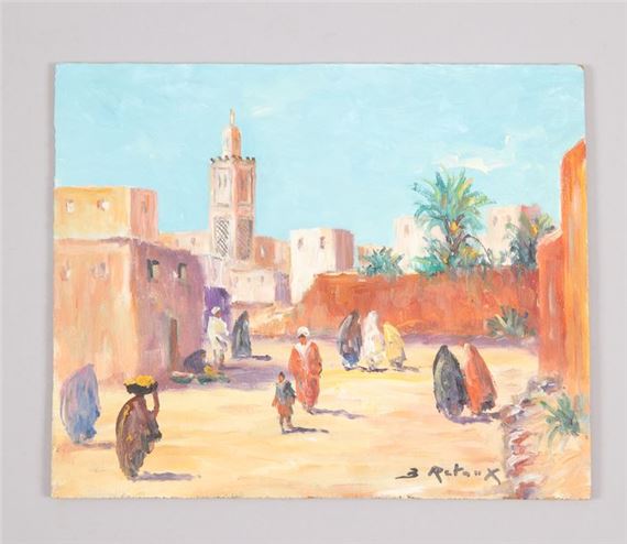 Marrakesh (27 x 35 cm) and bled near Marrakesh (23 x 28 cm) by Bruno Retaux