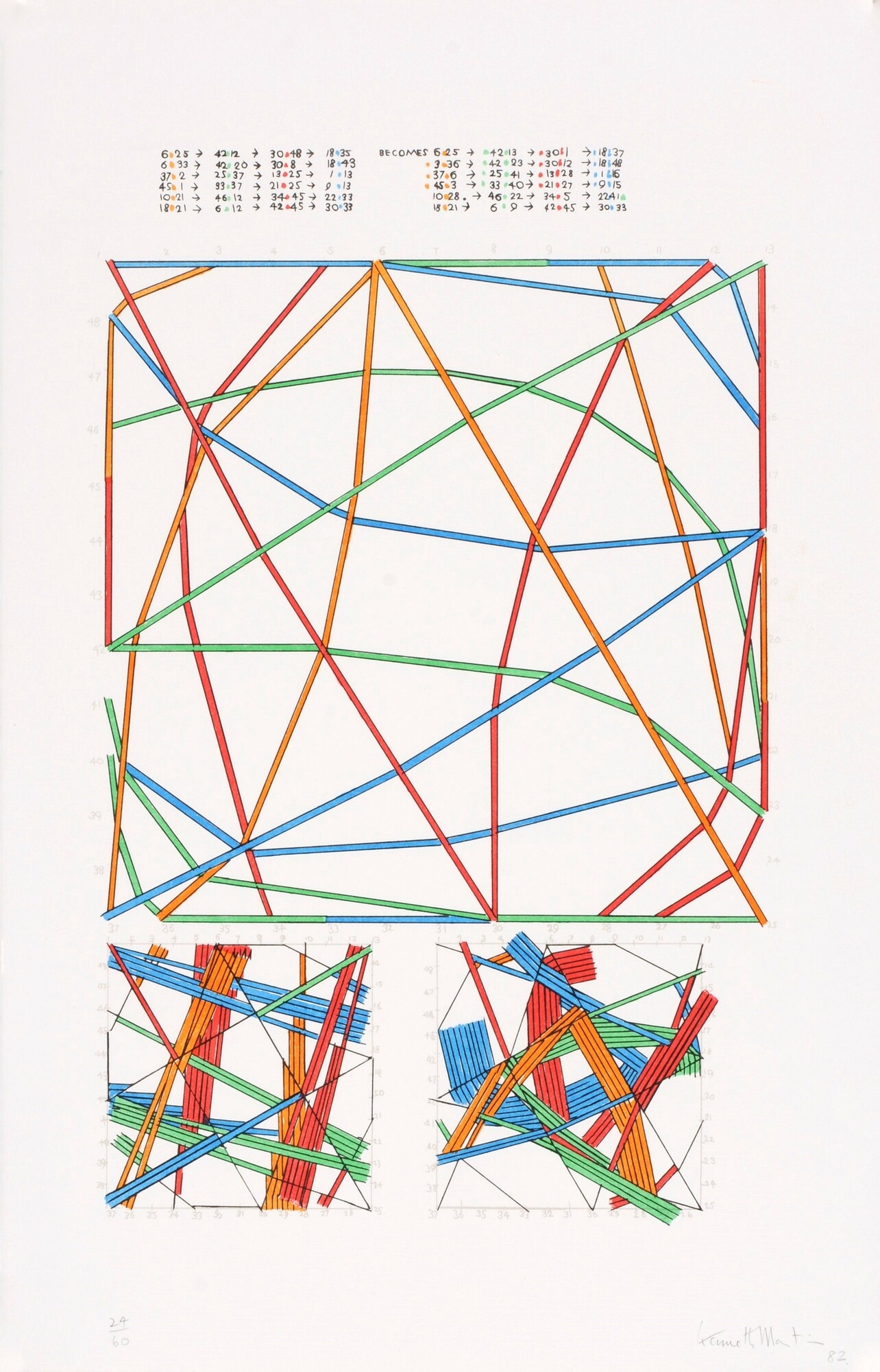 Kenneth Martin | Sheaves (1982) | MutualArt