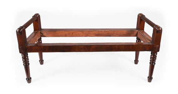 George Grosvenor Bullock | A REGENCY MAHOGANY HALL SEAT, IN THE MANNER ...