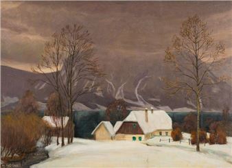 View of an Alpine Lake - Hugo Noske