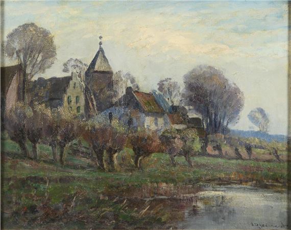 Kaiserswerth near Düsseldorf by Adolf Rheinert