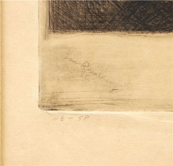 Samuel Rosenberg | Sam Rosenberg 1926 etching Gramps and Grandson (1926 ...