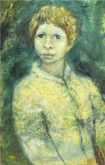 Zelfportret by Els Amman, 65