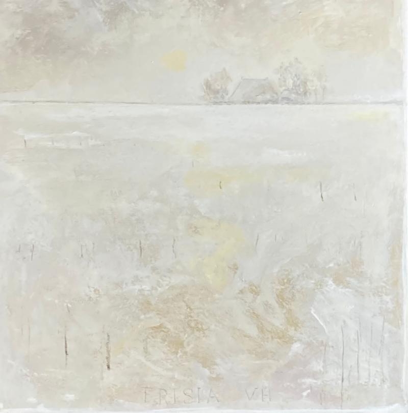 Artwork by Evert van Hemert, Frisia, Made of acrylverf op doek