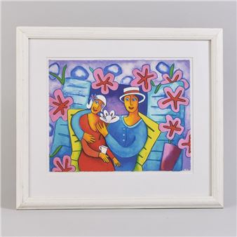 outer dimensions including frame: 45x52 - Ingrid Roth