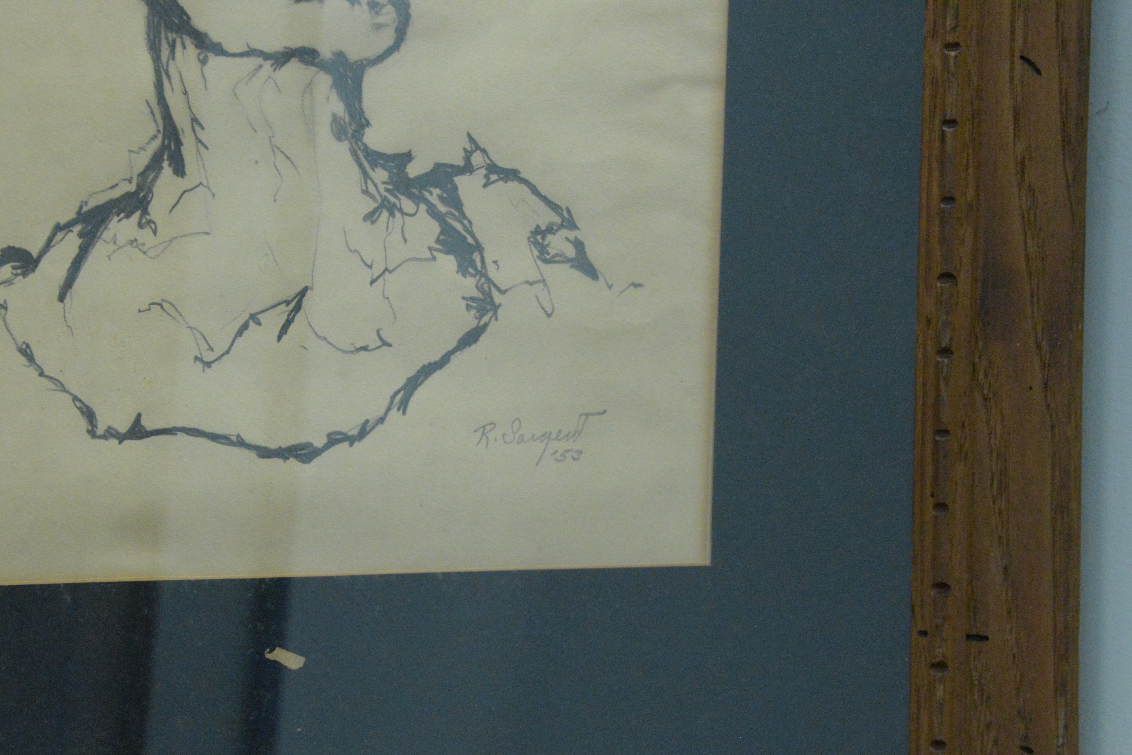 Artwork by Jim Forsberg, Portrait of a boy, Made of Drawings and Etching