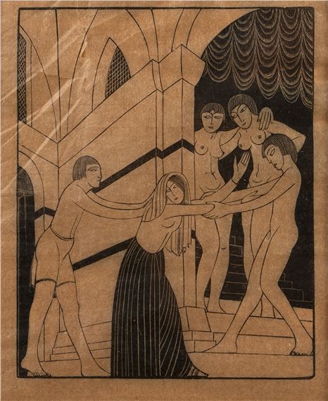 The Harem by Eric Gill, 1925