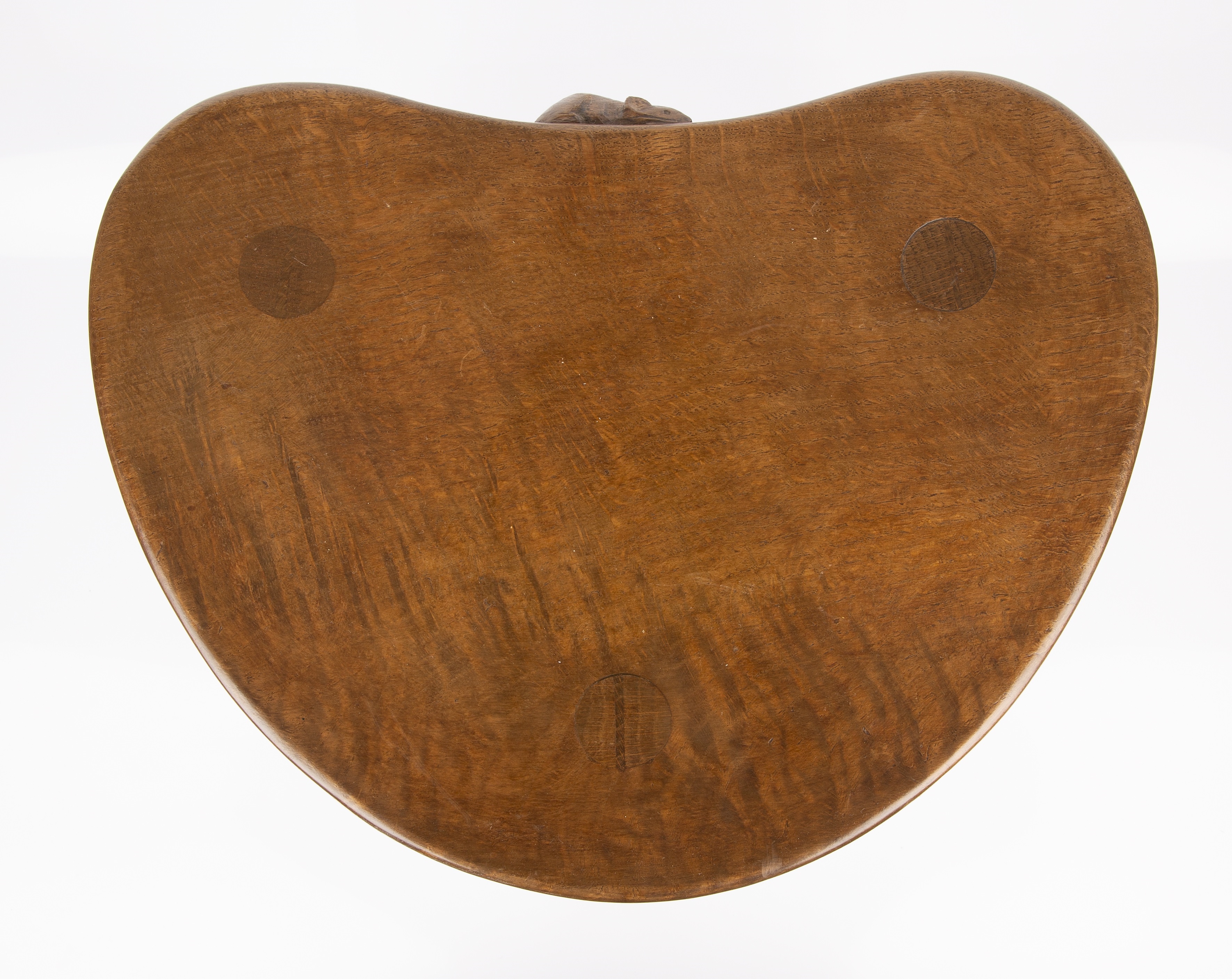 Robert Thompson | Mouseman cow stool (Circa 1970) | MutualArt