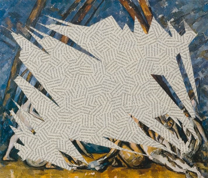 Jiří Kolář | Telling a story near the riverside (1979) | MutualArt