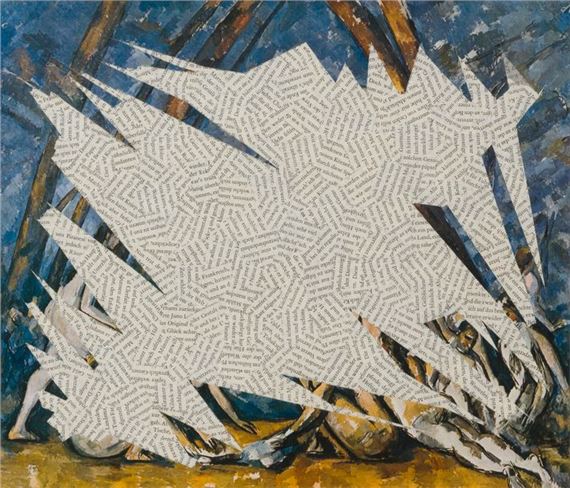 Telling a story near the riverside by Jiří Kolář, 1979