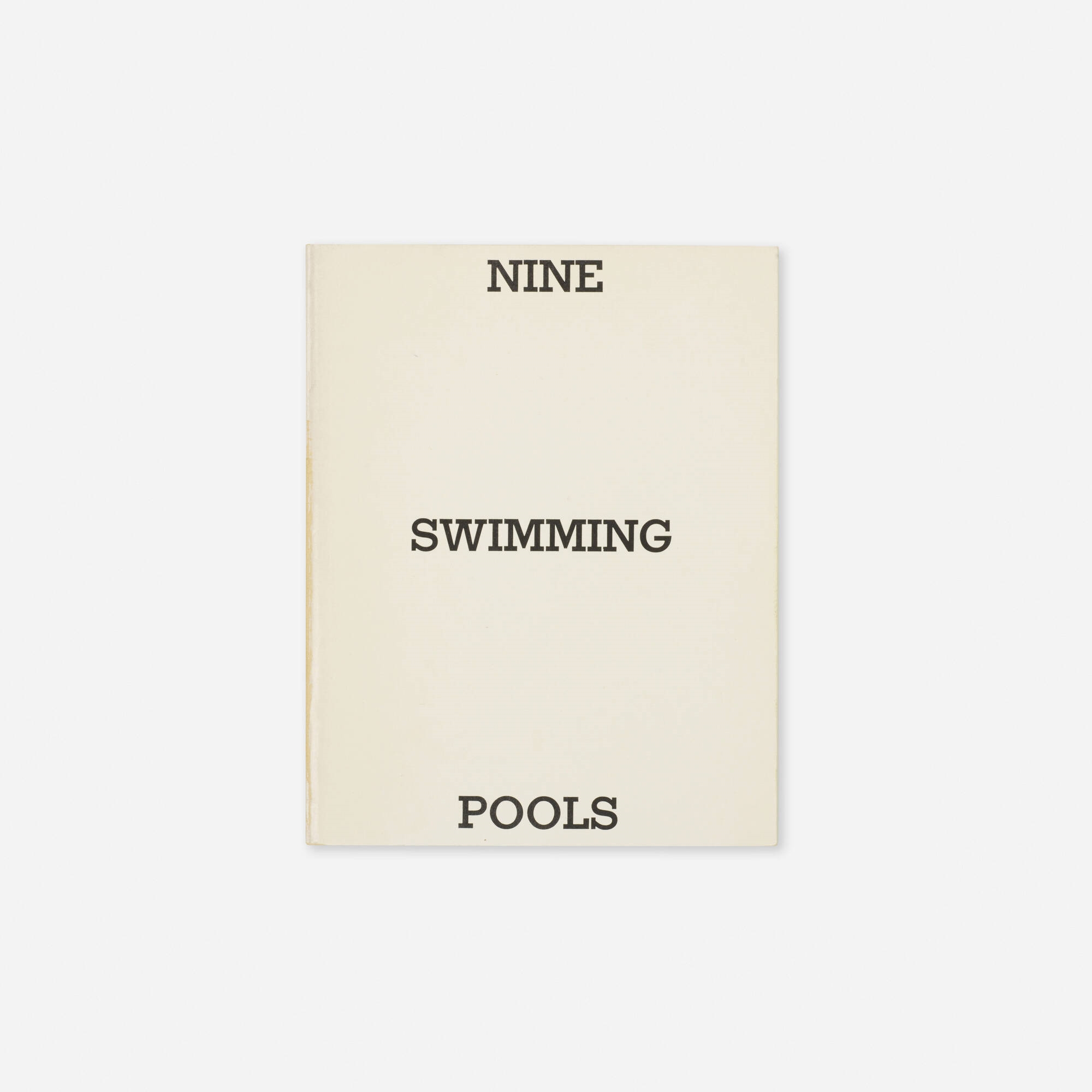 Ed Ruscha | Nine Swimming Pools and A Broken Glass (1968 - 1976 ...