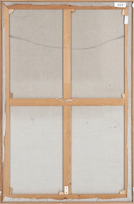 Artwork by Avi Eisenstein, Untitled, Made of Oil on paper laid down on canvas