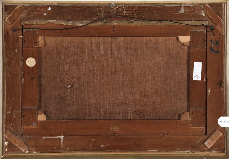 Artwork by Harald Frederik Foss, A view over Juelsø, Made of Oil on canvas