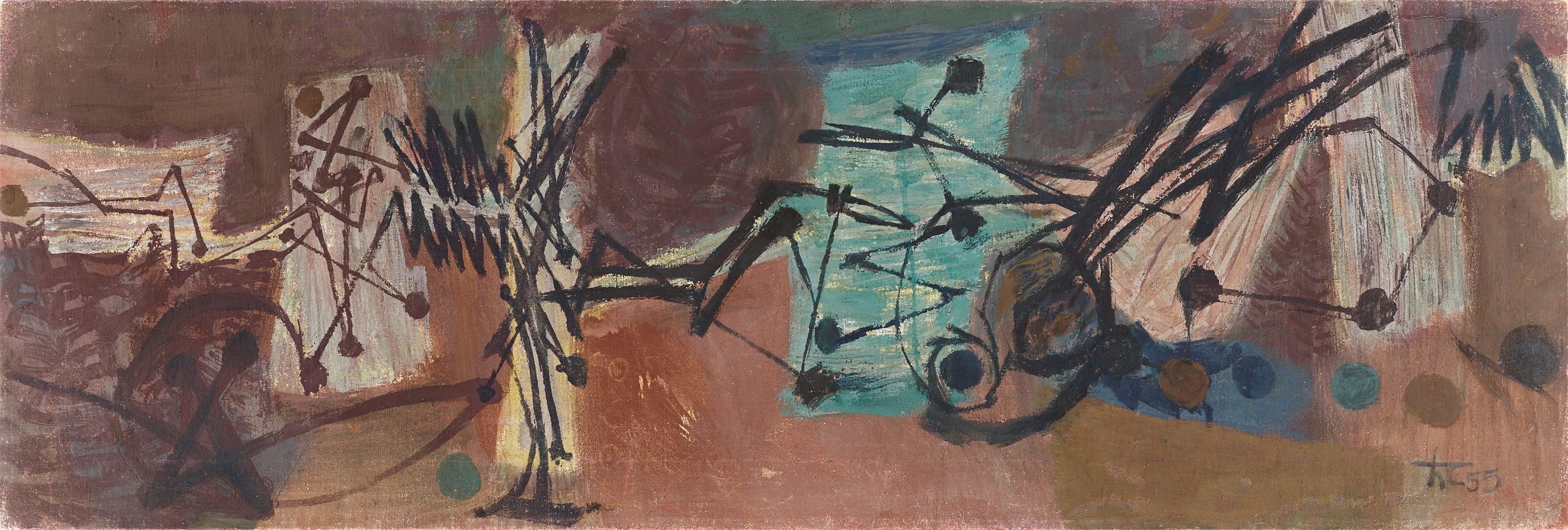 ”Trommelwirbel”. by Hann Trier, 1955
