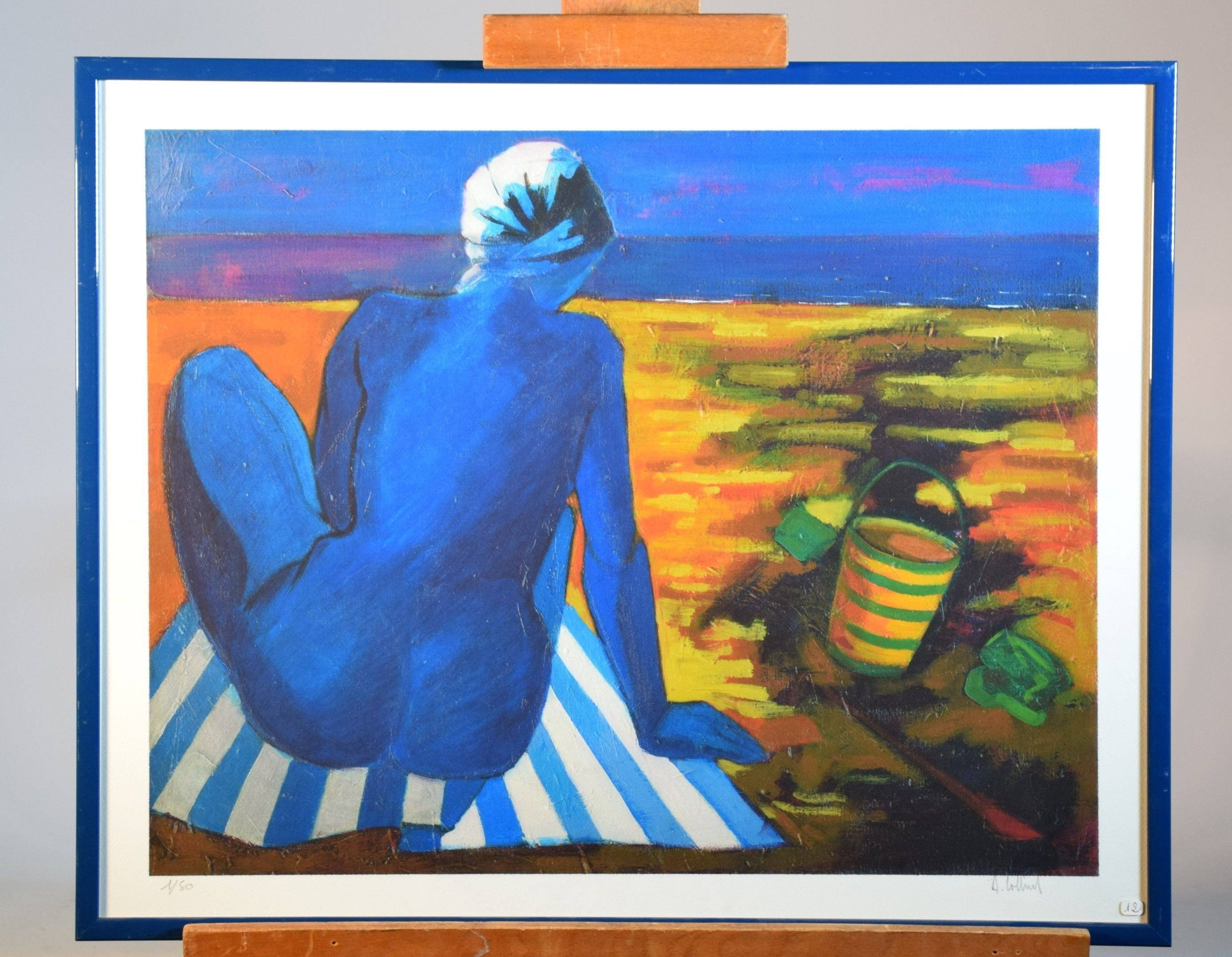 Alain Colliard | Femme à la plage | MutualArt
