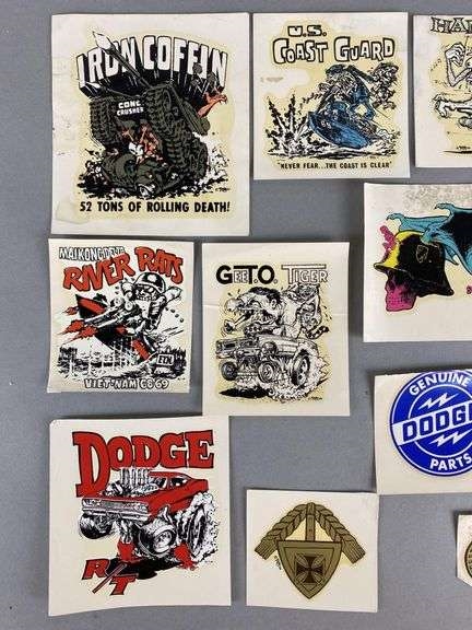 Ed Roth | Group of 13 Big Daddy Roth Original Decals | MutualArt