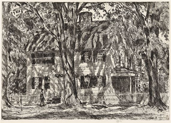 Lion Gardiner House by Childe Hassam, 1920