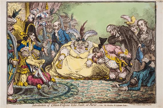 Introduction of Citizen Volpone & his Suite at Paris - vide The Moniteur & Cobbetts Letters