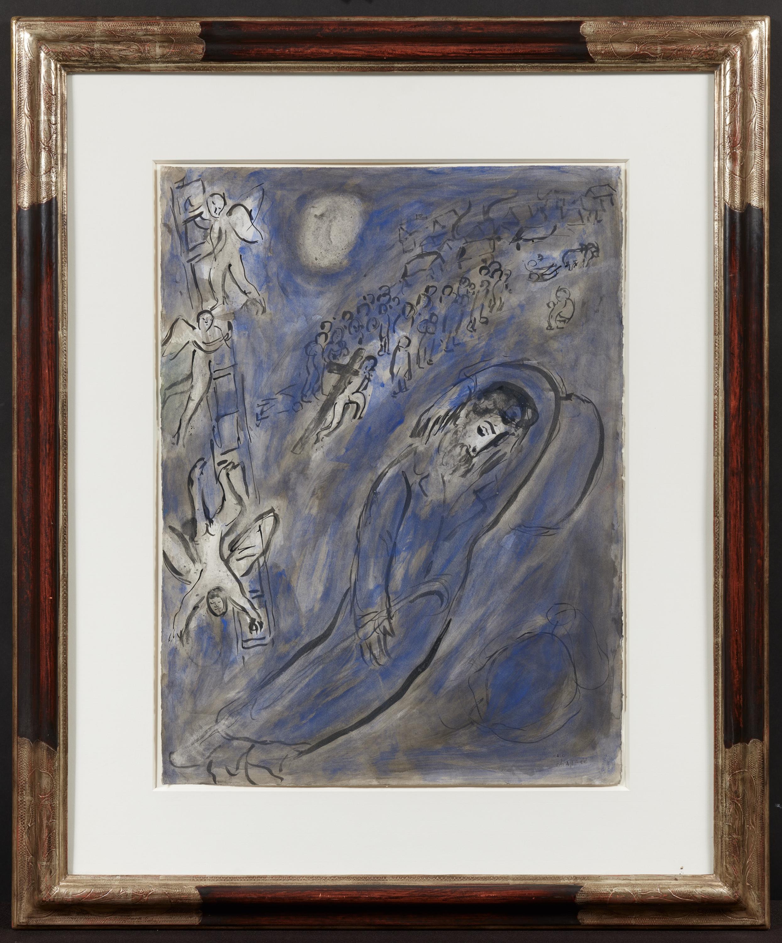 Marc Chagall | Die Jakobsleiter. (1965) | MutualArt