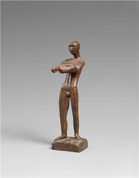 Hemdauszieher. by Gerhard Marcks, 1932