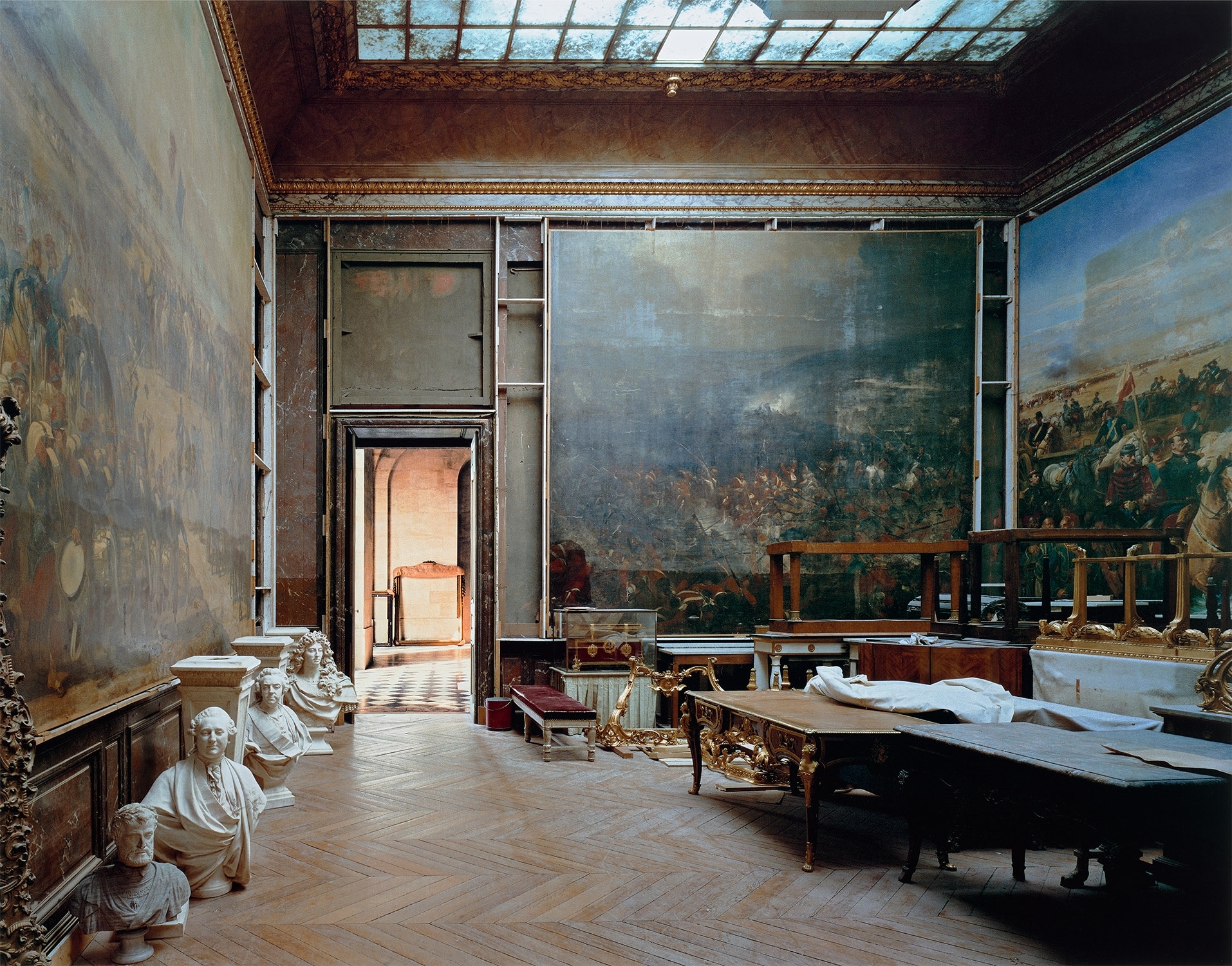 Artwork by Robert Polidori, Salle de L’Afrique, No. 5, Chateau de Versailles, Made of Chromogenic print, printed later, mounted.