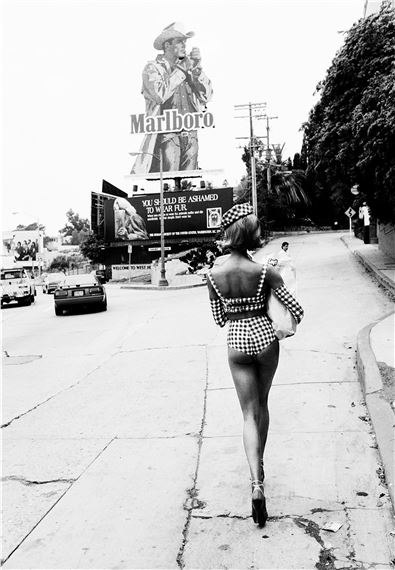 Sunset Strip II, Naomi Campbell, Los Angeles by Ellen von Unwerth, 1991