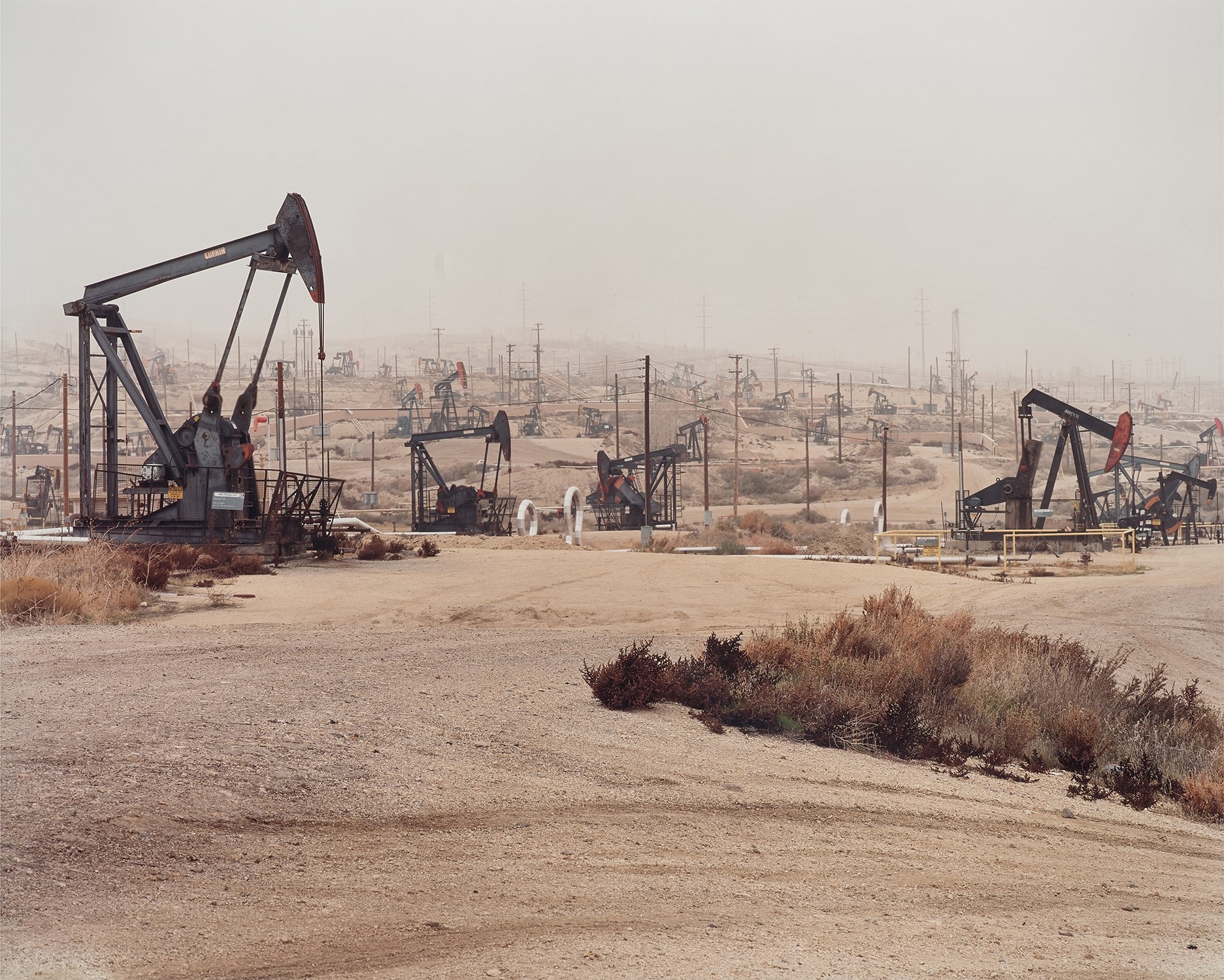 Oil Fields #6, McKittrick, California by Edward Burtynsky, 2002
