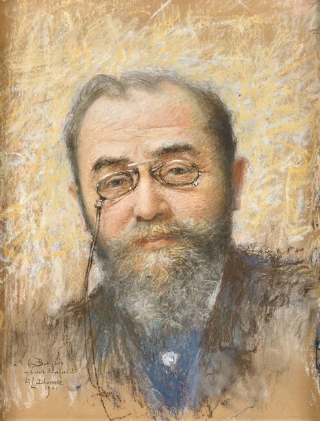Portrait de Léon Bourgeois by Lucien Lévy-Dhurmer