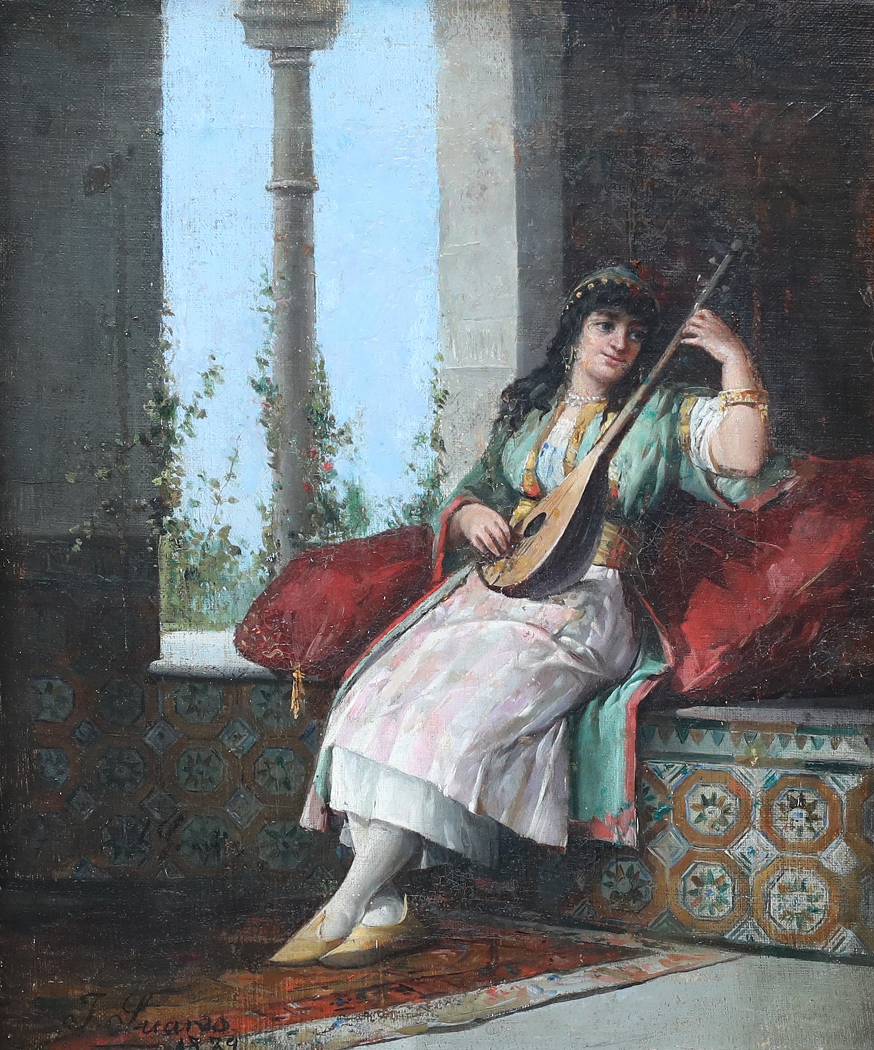 Artwork by J. Suarez, oil on canvas, Made of oil on canvas