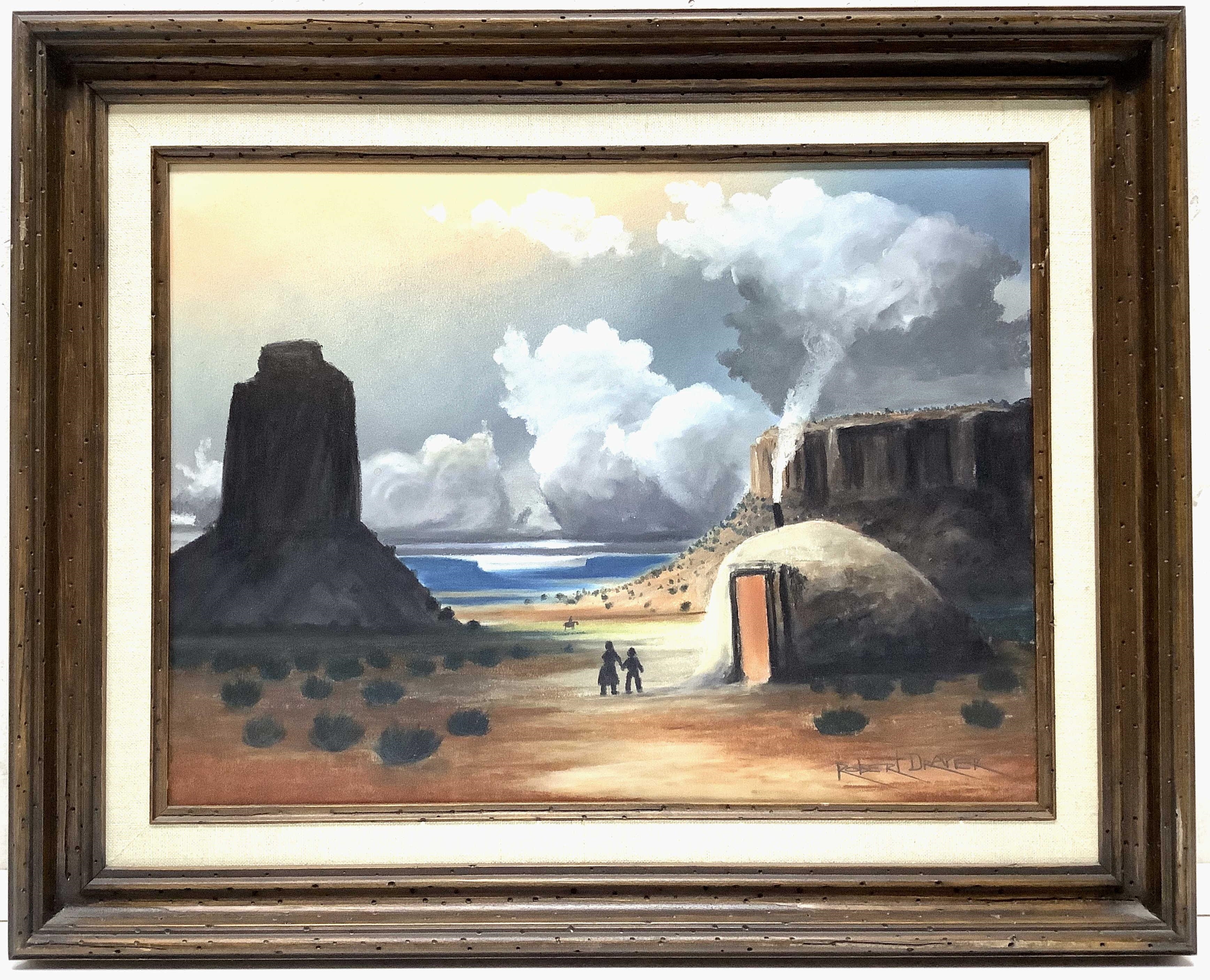 Robert Draper | Robert Draper Landscape Oil On Board | MutualArt