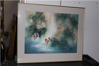 A Framed Watercolour by Dee Devane - Dee Devane