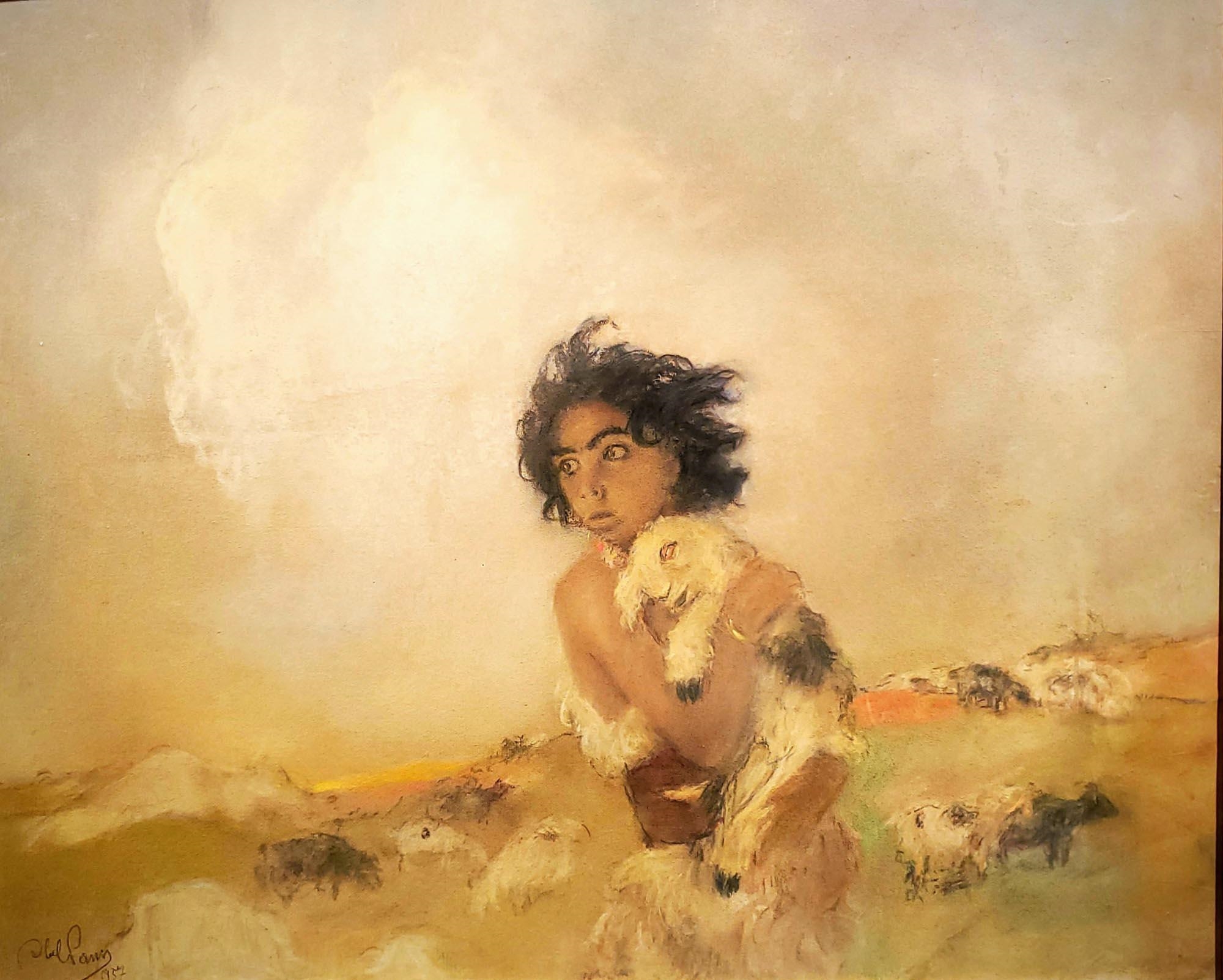 Abel Pann | Abel brought of the firstling of his flock (Genesis IV, 2 ...