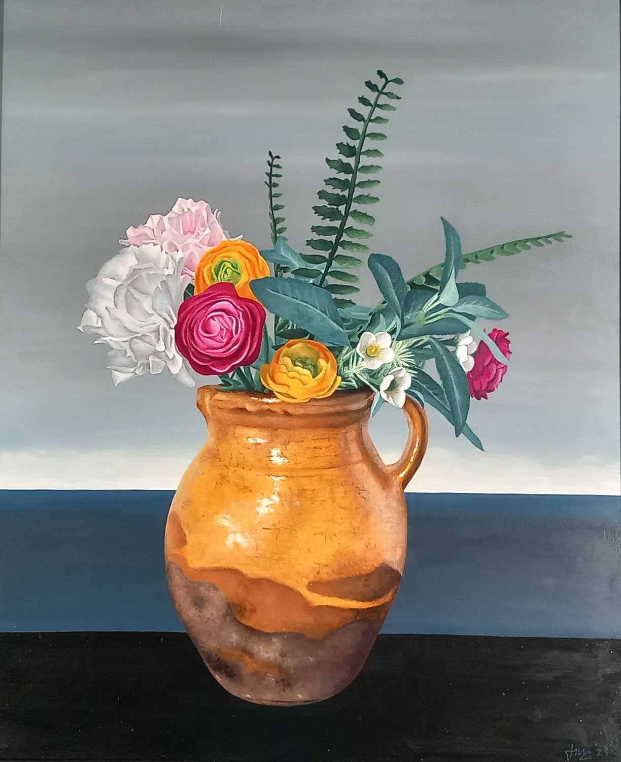 Janine Wing | Janine WING (British b. 1979) Flowers at Morvah | MutualArt