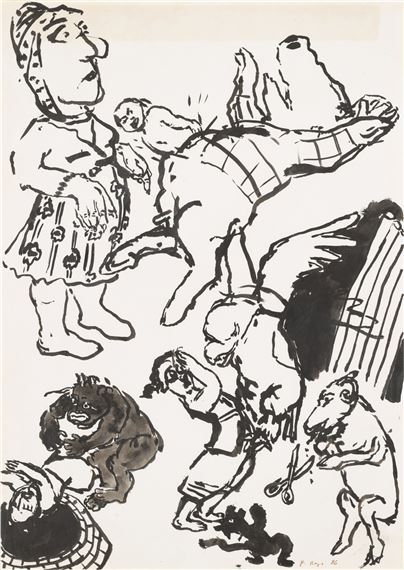 Untitled by Paula Rego, Executed in 1986
