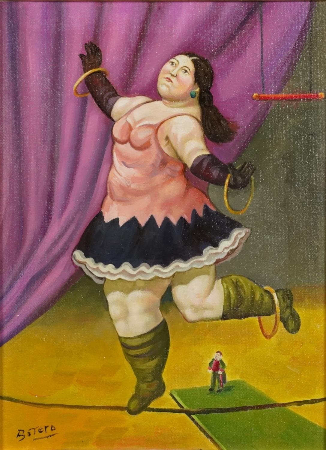 Circus performer by Fernando Botero