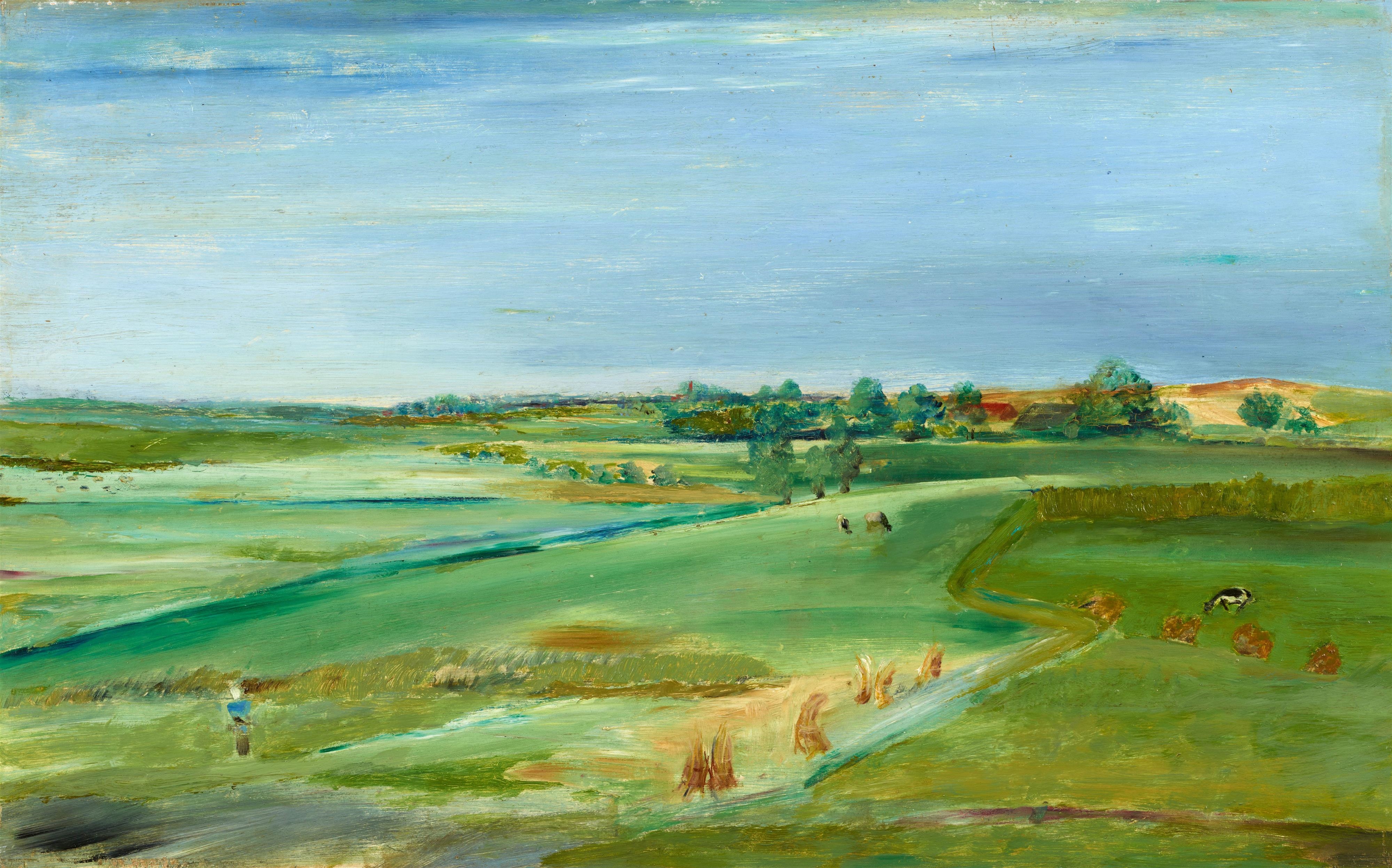 Landschaft mit Feldern - Alfred Partikel