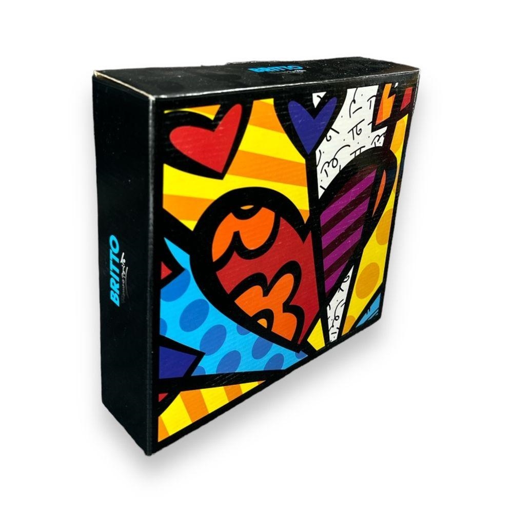 Théière ROMERO BRITTO BONE CHINA A NEW DAY HEART DESIGN