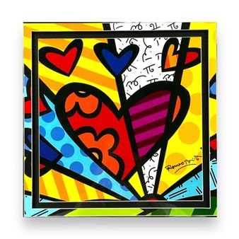 Romero Britto | Romero Britto (USA B1963) A New Day Poster | MutualArt