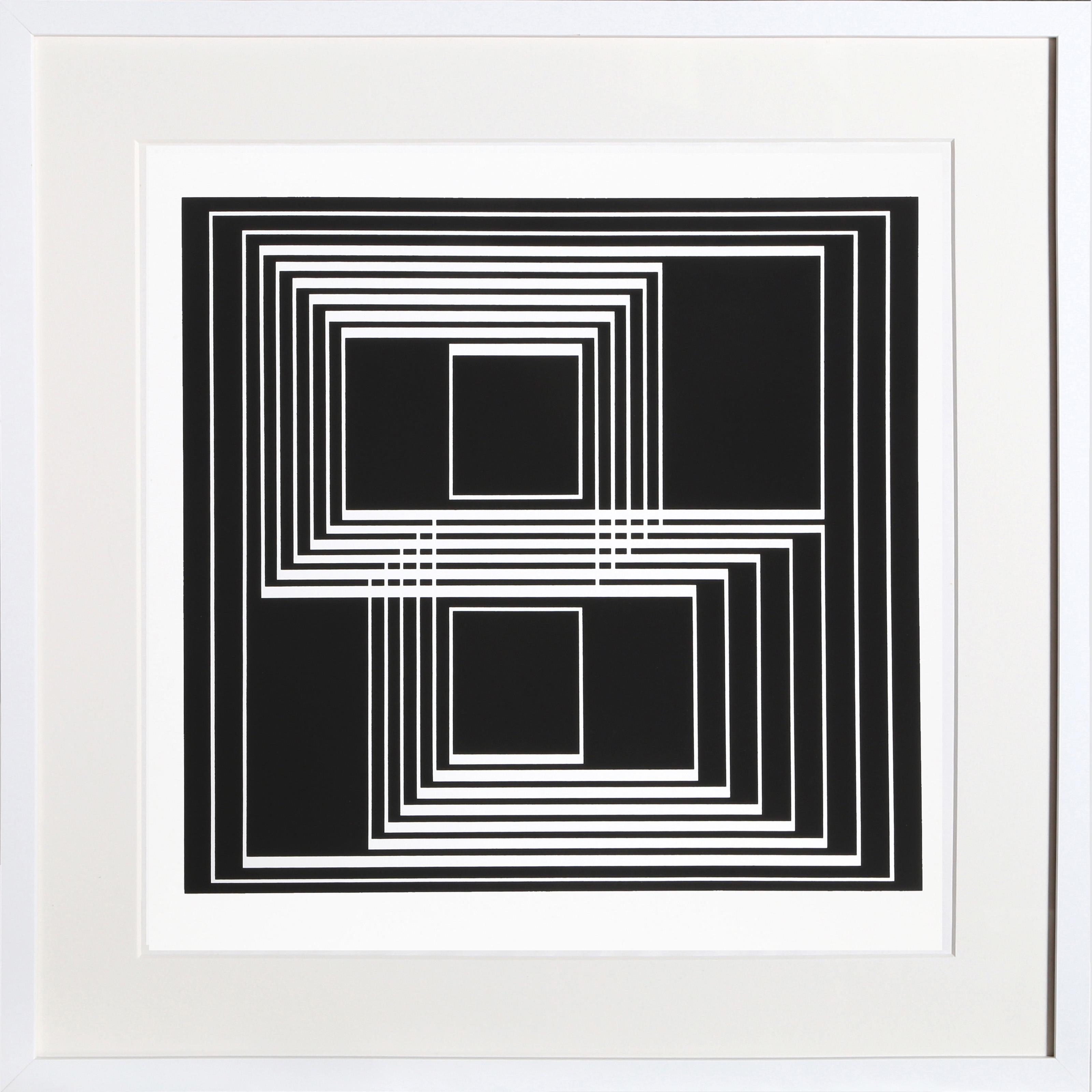 Josef Albers | GRAPHIC TECTONIC: SECLUSION - P1 (1972) | MutualArt