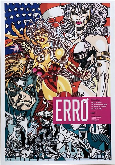 Gudmundur Gudmundsson | Erró - Silver Surfer (2020) | MutualArt