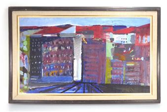 A townscape, - Bengt Crantz